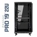 Armario Rack 22U 600x600 | Phasak Pro PHO-6622 19 In